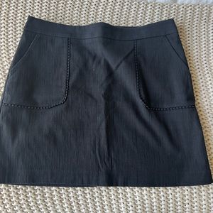 Black loft mini skirt with pockets
